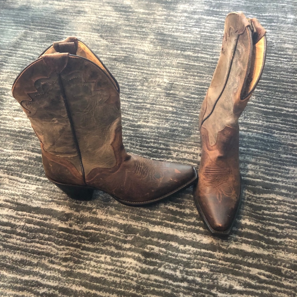 J B Dillon Cowboy boots Real Leather